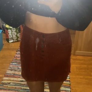 Corduroy skirt